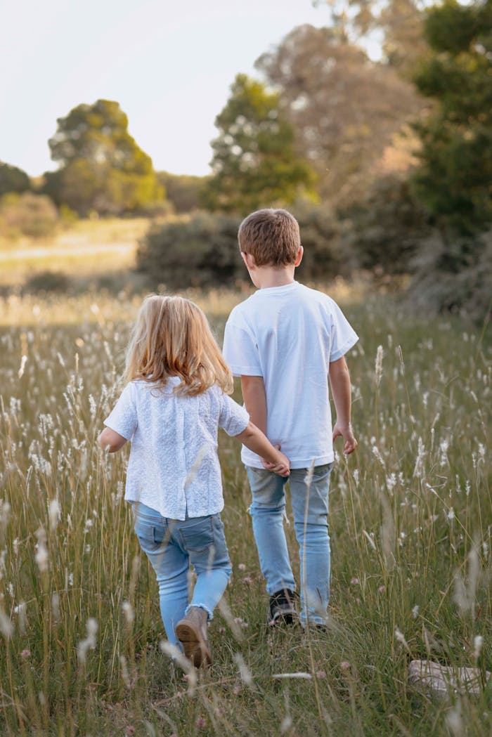 Famille en balade nature
